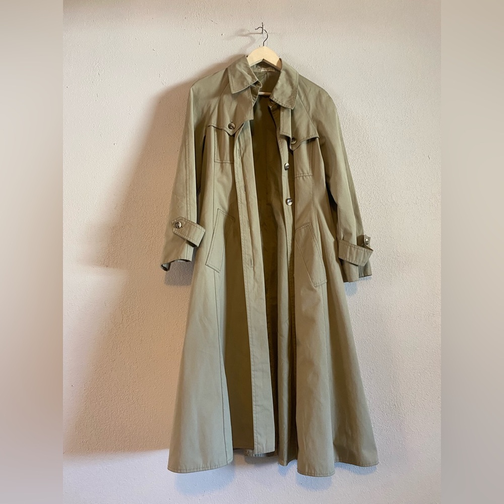 Vintage Rain Trench Coat.
